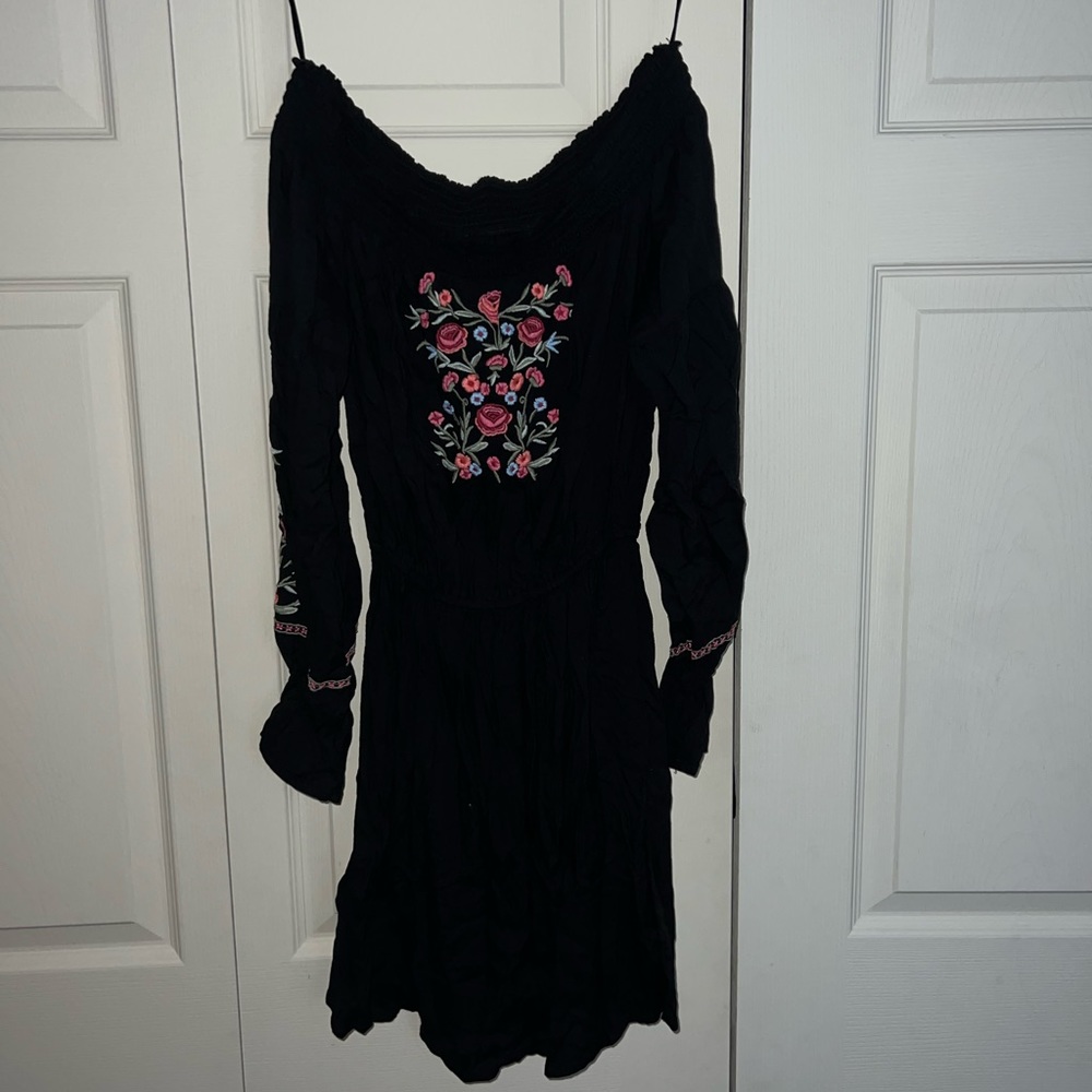 black floral romper